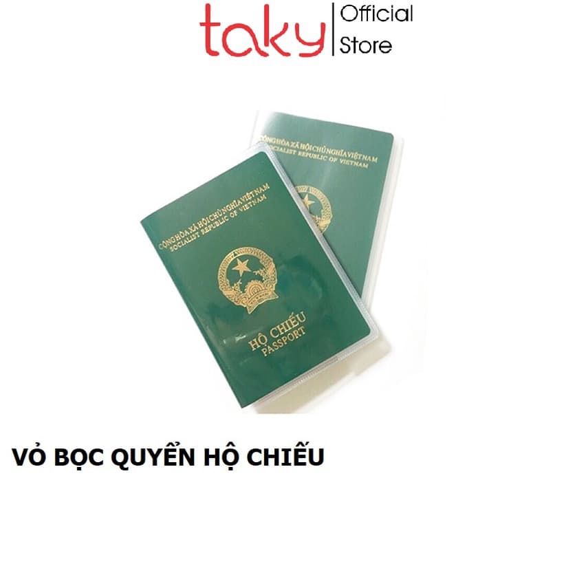Ảnh Bao Bọc Hộ Chiếu - Passport - Taky, Nhựa Dẻo Trong Suốt, Tiện Dụng, An Toàn Khi Đi Du Lịch - 5310 3