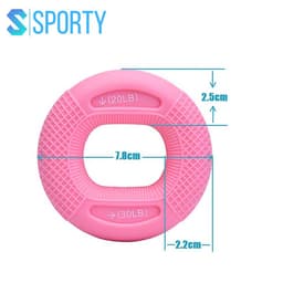 Thumbnail Bóp tập cơ tay vòng tròn YGW28 có thể điều chỉnh tay cầm 20-80LB SPORTY 4