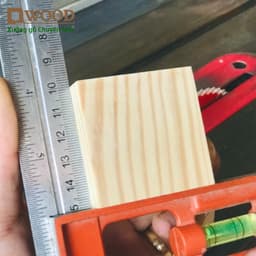 Thumbnail Miếng gỗ thông Dwood vuông 5cm trang trí, kê chân tủ kệ 4