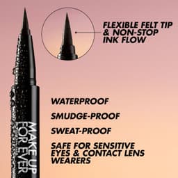 Thumbnail Bút Kẻ Mắt Nước Tạo Hình Nghệ Thuật Aqua Resist Graphic Pen Make up For Ever 3