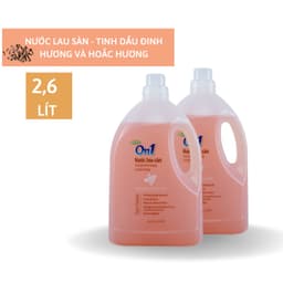 Thumbnail Nước lau sàn On1 tinh dầu Đinh hương & Hoắc Hương dung tích 2,6L LH202 - Sàn sạch, sáng bóng 3