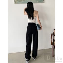 Thumbnail Daduhey Quần Jeans Dài Lưng Cao Plus Size Cho Nữ 4