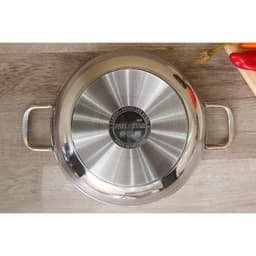 Thumbnail Nồi lẩu inox 430 cao cấp Fivestar nắp kính size 18cm | 20cm | 22cm | 24cm | 26cm | 28cm , 3 đáy sandwich phù hợp mọi bếp 2