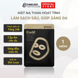 Thumbnail Mặt nạ vàng 24K than hoạt tính dưỡng ẩm, giúp da mềm mại và sáng mịn Timeless Truth Mask - Gold Flackes (30ml/miếng) 1