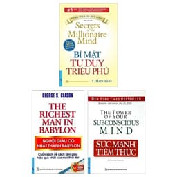 Thumbnail Sách - combo sức mạnh tiềm thức, bí mật tư duy triệu phú và người giàu có nhất thành babylon(lẻ, trọn bộ) 2