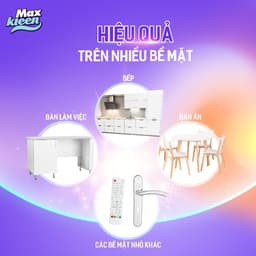 Thumbnail Combo 4 Khăn Ướt Lau Bề Mặt Đa Năng MaxKleen 30x20cm (30 miếng/bịch) 3