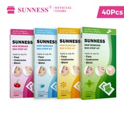 Thumbnail Set 40 miếng sáp dán tẩy lông SUNNESS hai mặt tự nhiên cỡ lớn 9x18 100G 2