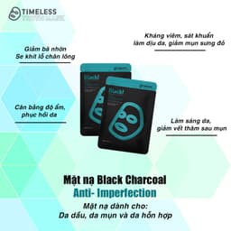 Thumbnail Combo 5 Mặt Nạ Than Hoạt Tính Dành Cho Da Dầu, Da Mụn Tặng Thêm 1 Mặt Nạ Sợi Tơ Siêu Nhẹ Cao Cấp Timeless Truth 2