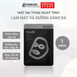 Thumbnail Mặt Nạ than hoạt tính làm mát và sáng da Timeless Truth Mask - Black Cooling (30ml/miếng) 1