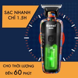 Thumbnail Tông đơ chấn viền Kemei KM-MAX5090 màn hình LCD thông minh, thiết kế độc đáo, có thể cắt tóc,chấn viền, cạo râu 4