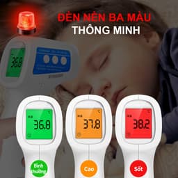 Thumbnail Cofoe Nhiệt Kế hồng ngoại thông dụng đo chính xác qua trán/tai tránh tiếp xúc chất lượng cao 3