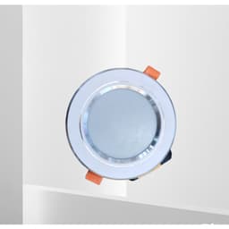 Thumbnail Đèn Led âm trần, Vilighting, ánh sáng trắng, 3 màu 7w phi 90 viền vàng, viền bạc đế đúc. Bảo hành 24 tháng 2
