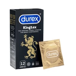 Thumbnail Bao cao su Durex Kingtex ôm sát, bôi trơn, size 49mm, hộp 12 bao 1