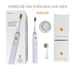 Thumbnail Bàn chải điện MaxAir công nghệ sóng âm Sonic, 5 chế độ rung, tặng kèm 2 đầu bàn chải, hàng chính hãng, BH 12T 2
