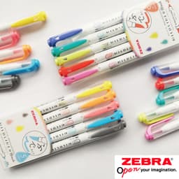 Thumbnail Bút Dạ Quang Mildliner Brush Zebra Pen 25 Màu- Đầu Highlight 0.5mm-0.7mm - [Chính hãng] - 1 cây 4