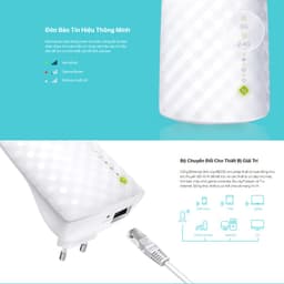 Thumbnail Bộ Mở Rộng Sóng Wifi TP-Link RE200 Chuẩn AC 750Mbps - Hàng Chính Hãng 3