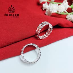 Thumbnail Nhẫn Kim Tiền Bạc Loại Trơn May Mắn Tài Lộc - Minh Canh Jewelry 3