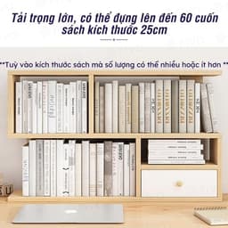 Thumbnail Kệ Sách Gỗ Để Bàn Hiện Đại FIVO FB20 Dày Dặn, Bền Chắc, Decor Linh Hoạt, Dễ Dàng Lắp Ráp 4