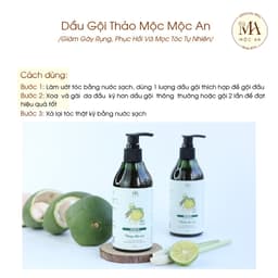 Thumbnail Dầu Gội Thảo Mộc Mộc An Giảm Gãy Rụng, Phục Hồi Và Mọc Tóc Tự Nhiên 300g 4