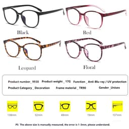 Thumbnail Kính mắt KATELUO 9930 chống bức xạ ánh sáng xanh cho nam nữ 2