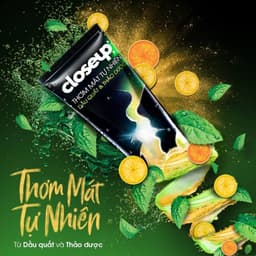Thumbnail Combo 3 Kem đánh răng dạng gel sạch khuẩn Closeup Thơm Mát Tự Nhiên Dầu Quất, Thảo Dược 230g 2