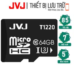 Thumbnail Thẻ nhớ 64GB 32GB 16GB 8GB 4GB JVJ tốc độ cao -chuyên dụng CAMERA, Điện thoại,Máy ảnh - Bảo hành 5 năm 1 đổi 1 1