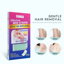 Thumbnail SUMAX Sáp tẩy lông body Thành phần dưỡng ẩm, thích hợp để tẩy lông chân/tay/bikini, da nhạy cảm và lông cứng 40pcs 3