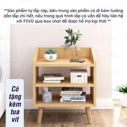 Thumbnail Tủ Tab Đầu Giường Mini FIVO FT20 Có Hộc Tủ Rộng Rãi, Thiết Kế Chân Tiện Lợi Dễ Vệ Sinh, Dễ Dàng Lắp Ráp 4