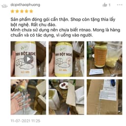 Thumbnail Tinh bột nghệ cao cấp HNT NATURAL PRODUCT TBN200G 2