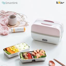 Thumbnail Hộp Cơm Điện Cầm Tay Mini Đa Năng Bear DFH-B10J2 - Hàng Chính Hãng - Bảo hành 18 Tháng 2