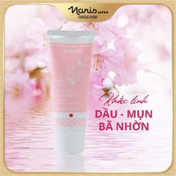 Thumbnail Sữa Rửa Mặt Naris Nature Dưỡng Sáng Da Chiết Xuất Hoa Anh Đào Sakura 100g 3
