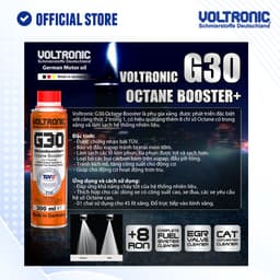 Thumbnail Phụ gia vệ sinh hệ thống xăng và tăng octane nhập khẩu đức VOLTRONIC g30 octane booster+ 2