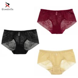 Thumbnail Quần Lót Ren Nữ ROSABELLA Chất Vải Thoáng Mát Không Kích Ứng Thiết Kế Cạp Trung Ôm Gọn RS17 4