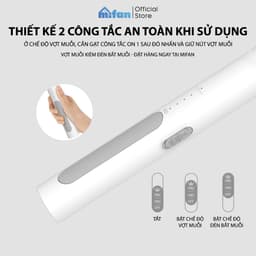 Thumbnail Vợt Muỗi kiêm Đèn Bắt Muỗi 2 trong 1 Weidasi WD955 - Pin sạc cao cấp 1200 mah  - Bảo hành 3th 1 đổi 1 - MIFAN 3