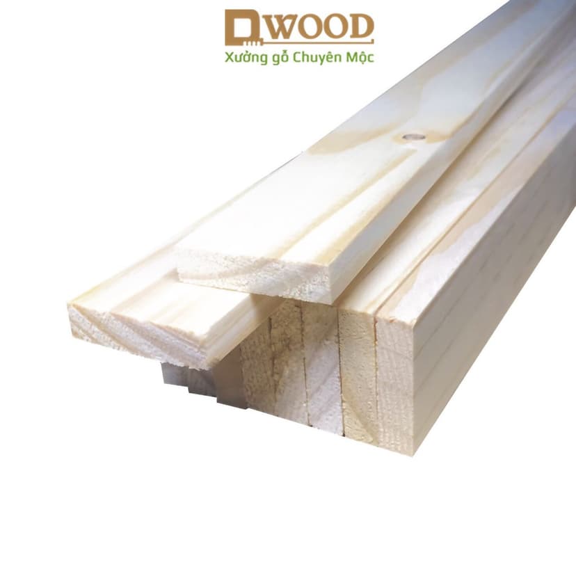 Ảnh 10 Thanh gỗ thông DWOOD đã xử lý đóng kệ tầng, nan giường -nan gỗ thông, thanh pallet gỗ thông 2