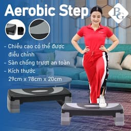 Thumbnail BG Bục dậm nhảy 78cm STEP AEROBIC đa năng cao cấp giảm cân toàn thân mới 2023 2