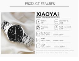Thumbnail Đồng hồ nữ XIAOYA 1091 thép không gỉ 4