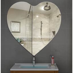 Thumbnail Gương trái tim decor treo tường VUADECOR led cảm ứng cao cấp (Full phụ kiện) 1