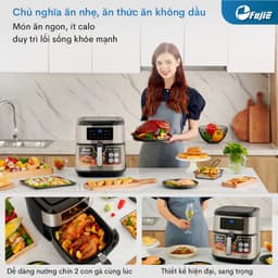 Thumbnail Nồi chiên không dầu FujiE AF9D dung tích 9.2L - Bảng điều khiển điện tử - Chương trình cài đặt sẵn 2