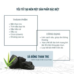 Thumbnail Xà Bông Sinh Dược Cho Da Dầu & Mụn Ẩn Than Tre DEGO PHARMA 100G Làm Sạch Sâu, Sáng Da, Mờ Thâm 3