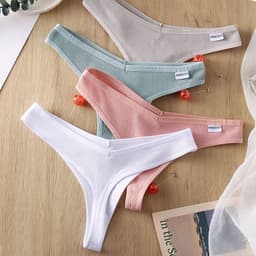 Thumbnail Quần Lót FINETOO Bằng Cotton Thiết Kế Lọt Khe Gợi Cảm Cho Nữ 2