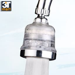 Thumbnail Đầu vòi rửa bát chén tăng áp LỌC KHỬ CLO DƯ điều hướng xoay 360 độ 3 chế độ nước C'MON DV-07 3