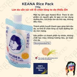 Thumbnail Mặt Nạ Cám Gạo Dạng Thoa Keana Rice Pack 170g 1