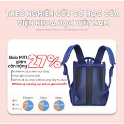 Thumbnail CẶP HỌC SINH CHỐNG GÙ CHO BÉ TIỂU HỌC THƯƠNG HIỆU MITI C11072M 4