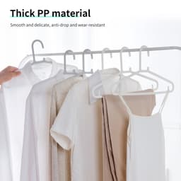 Thumbnail Set 5/ 10/ 20 móc treo quần áo JUJIAJIA bằng nhựa PP chống trượt đa năng tiện lợi cây treo quần áo 2