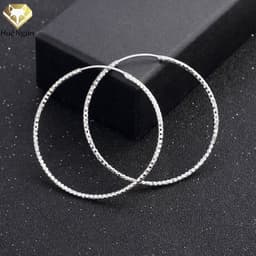 Thumbnail Bông tai bạc Ý 925 Huệ Ngân - khuyên xinh RYE3014101 2