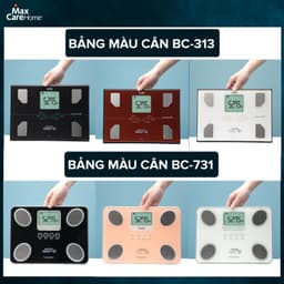 Thumbnail Cân điện tử sức khỏe phân tích chỉ số cơ thể Tanita BC-731 & BC-313 Nhật Bản tự nhận diện người dùng, chính xác, nhỏ gọn 4