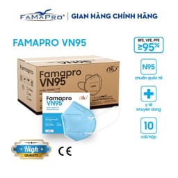 Thumbnail Khẩu trang y tế kháng khuẩn cao cấp 4 lớp Famapro VN95 4