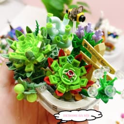 Thumbnail Bộ lắp ráp xếp hình LOZ mô hình Cây Sen Đá mini-1660 2