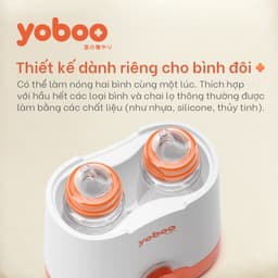Thumbnail Máy hâm sữa tiệt trùng, rả đông, giữ ấm Yoboo YB-0041 thiết kế 2 ngăn 3in1 làm nóng thức ăn - Hàng Chính Hãng 4